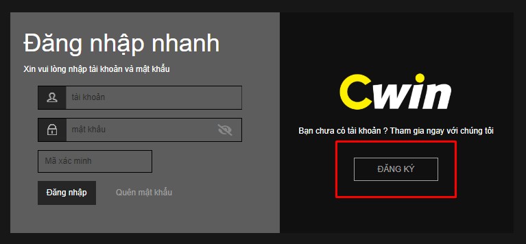 Sau khi tạo tài khoản cwin xong, anh em có thể dạo một vòng các trò chơi và dịch vụ của cwin.